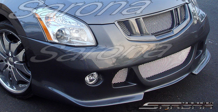 Custom Nissan Maxima Grill  Sedan (2007 - 2008) - $225.00 (Manufacturer Sarona, Part #NS-010-GR)